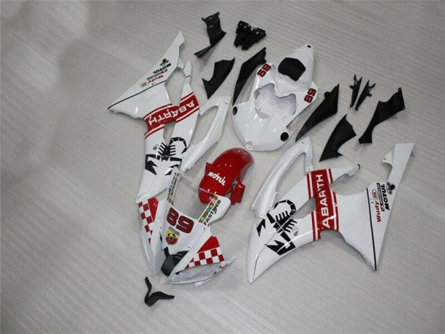 Carrocería Motocicletas Yamaha R6 2008-2016 - Blanco Carrocería Motocicletas Yamaha R6 2008-2016 - Blanco