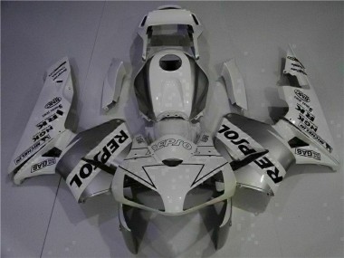 Inyección Kit Carenado Moto Honda CBR 600 RR 2003-2004 - Blanco Repsol