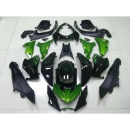 Inyección Kit Carenado Moto Kawasaki Z800 2013-2016 - Verde Negro