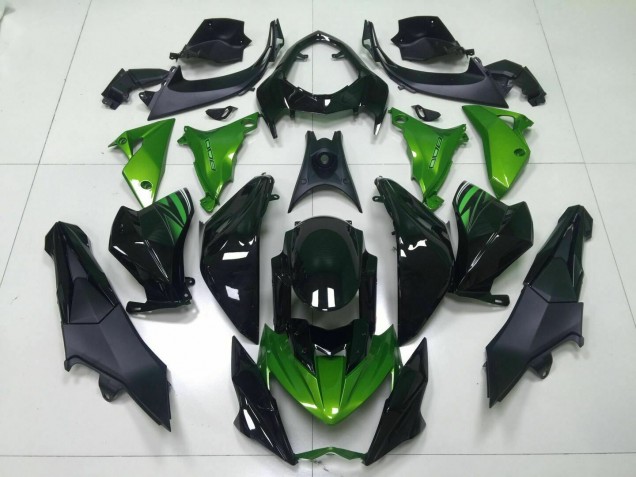 Inyección Kit Carenado Moto Kawasaki Z800 2013-2016 - Verde Negro Inyección Kit Carenado Moto Kawasaki Z800 2013-2016 - Verde Negro