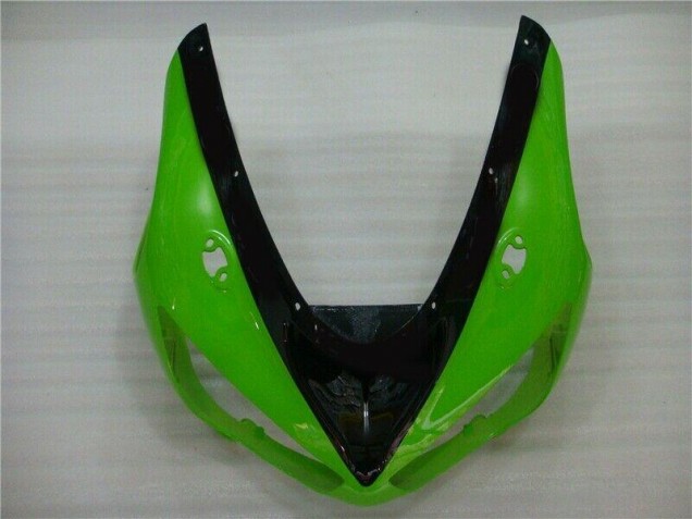 Inyección Kit Carenado Moto Kawasaki ZX6R 2005-2006 - Verde Negro Inyección Kit Carenado Moto Kawasaki ZX6R 2005-2006 - Verde Negro