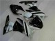 Inyección Kit Carenado Moto Kawasaki ZX6R 2009-2012 - Negro Blanco 3M Touch4
