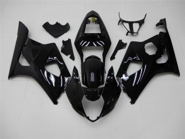 Inyección Kit Carenado Moto Suzuki GSXR 1000 K3 2003-2004 - Brillante Negro