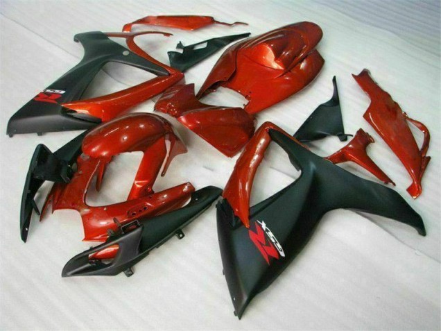 Inyección Kit Carenado Moto Suzuki GSXR 600 / 750 K6 2006-2007 - Rojo Negro Inyección Kit Carenado Moto Suzuki GSXR 600 / 750 K6 2006-2007 - Rojo Negro