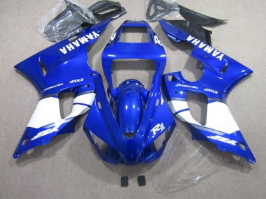 Inyección Kit Carenado Moto Yamaha R1 2002-2003 - Azul Blanco