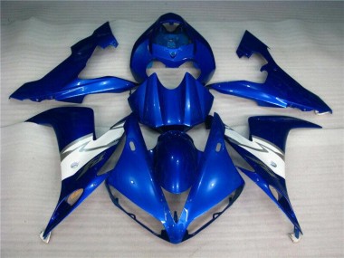 Inyección Kit Carenado Moto Yamaha R1 2004-2006 - Azul Blanco