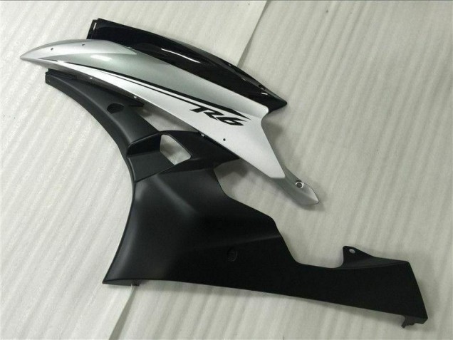 Inyección Kit Carenado Moto Yamaha R6 2006-2007 - Plata Negro Inyección Kit Carenado Moto Yamaha R6 2006-2007 - Plata Negro