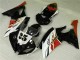 Inyección Kit Carenado Moto Yamaha R6 2008-2016 - Blanco Negro Inyección Kit Carenado Moto Yamaha R6 2008-2016 - Blanco Negro
