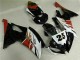 Inyección Kit Carenado Moto Yamaha R6 2008-2016 - Blanco Negro Inyección Kit Carenado Moto Yamaha R6 2008-2016 - Blanco Negro