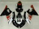 Inyección Kit Carenado Moto Yamaha R6 2008-2016 - Blanco Negro Inyección Kit Carenado Moto Yamaha R6 2008-2016 - Blanco Negro