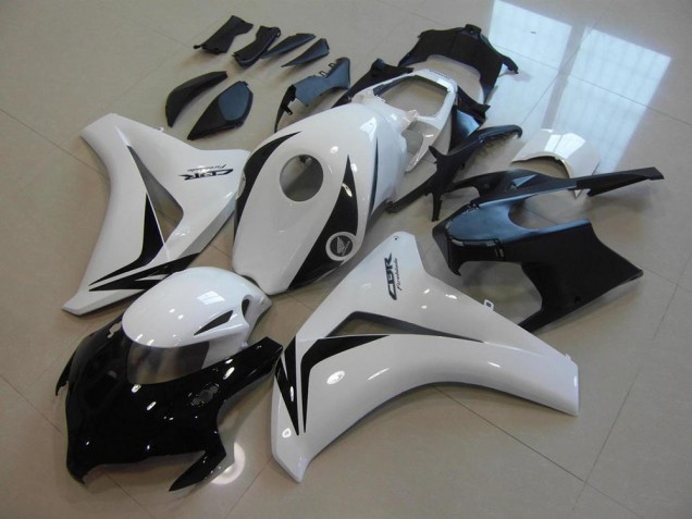 Inyección Kits Carenado Moto Honda CBR 1000 RR 2008-2011 - Blanco Negro Inyección Kits Carenado Moto Honda CBR 1000 RR 2008-2011 - Blanco Negro