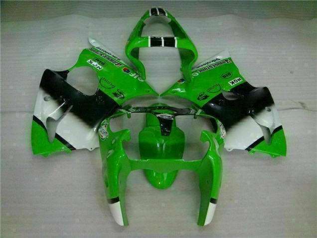 Inyección Kits Carenado Moto Kawasaki ZX6R 2000-2002 - Verde Negro Inyección Kits Carenado Moto Kawasaki ZX6R 2000-2002 - Verde Negro