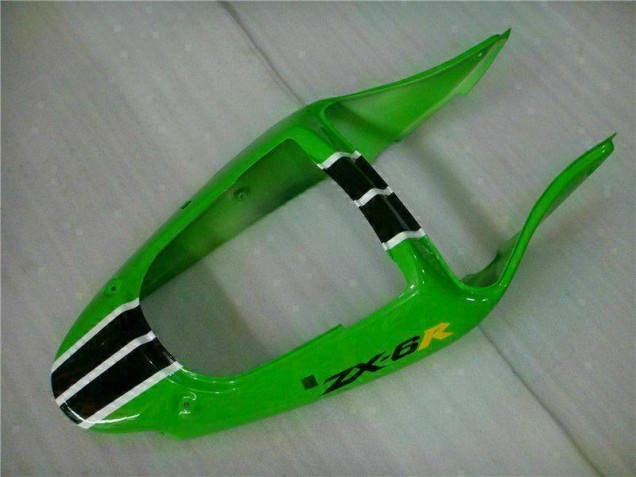 Inyección Kits Carenado Moto Kawasaki ZX6R 2000-2002 - Verde Negro Inyección Kits Carenado Moto Kawasaki ZX6R 2000-2002 - Verde Negro
