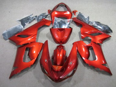 Inyección Kits Carenado Moto Kawasaki ZX6R 2005-2006 - Naranja