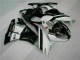 Inyección Kits Carenado Moto Kawasaki ZX6R 2009-2012 - Negro Blanco 3M Touch4 Inyección Kits Carenado Moto Kawasaki ZX6R 2009-2012 - Negro Blanco 3M Touch4
