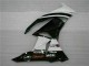 Inyección Kits Carenado Moto Kawasaki ZX6R 2009-2012 - Negro Blanco 3M Touch4 Inyección Kits Carenado Moto Kawasaki ZX6R 2009-2012 - Negro Blanco 3M Touch4