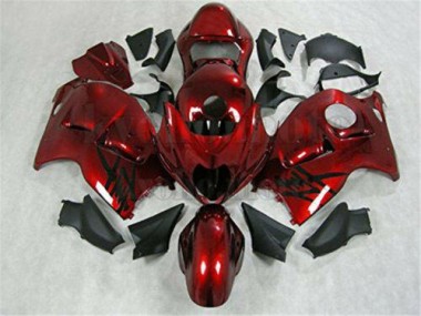 Inyección Kits Carenado Moto Suzuki GSXR 1300 Hayabusa 1996-2007 - Rojo Negro