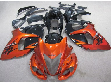 Inyección Kits Carenado Moto Suzuki GSXR 1300 Hayabusa 2008-2019 - Naranja Negro