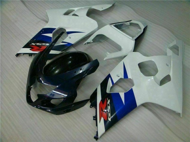 Inyección Kits Carenado Moto Suzuki GSXR 600 / 750 K4 2004-2005 - Blanco Negro Inyección Kits Carenado Moto Suzuki GSXR 600 / 750 K4 2004-2005 - Blanco Negro