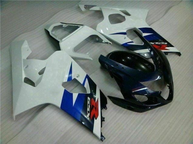 Inyección Kits Carenado Moto Suzuki GSXR 600 / 750 K4 2004-2005 - Blanco Negro Inyección Kits Carenado Moto Suzuki GSXR 600 / 750 K4 2004-2005 - Blanco Negro