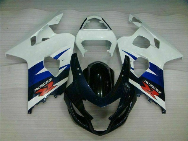 Inyección Kits Carenado Moto Suzuki GSXR 600 / 750 K4 2004-2005 - Blanco Negro Inyección Kits Carenado Moto Suzuki GSXR 600 / 750 K4 2004-2005 - Blanco Negro