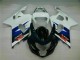 Inyección Kits Carenado Moto Suzuki GSXR 600 / 750 K4 2004-2005 - Blanco Negro Inyección Kits Carenado Moto Suzuki GSXR 600 / 750 K4 2004-2005 - Blanco Negro