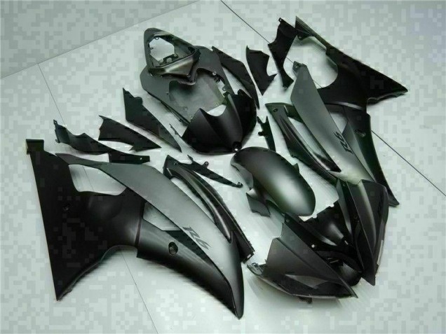 Inyección Kits Carenado Moto Yamaha R6 2008-2016 - Gris Negro Inyección Kits Carenado Moto Yamaha R6 2008-2016 - Gris Negro