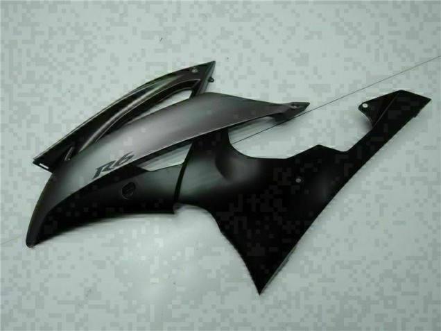 Inyección Kits Carenado Moto Yamaha R6 2008-2016 - Gris Negro Inyección Kits Carenado Moto Yamaha R6 2008-2016 - Gris Negro