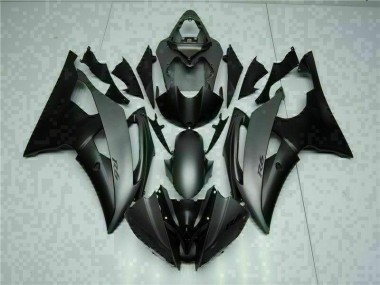 Inyección Kits Carenado Moto Yamaha R6 2008-2016 - Gris Negro