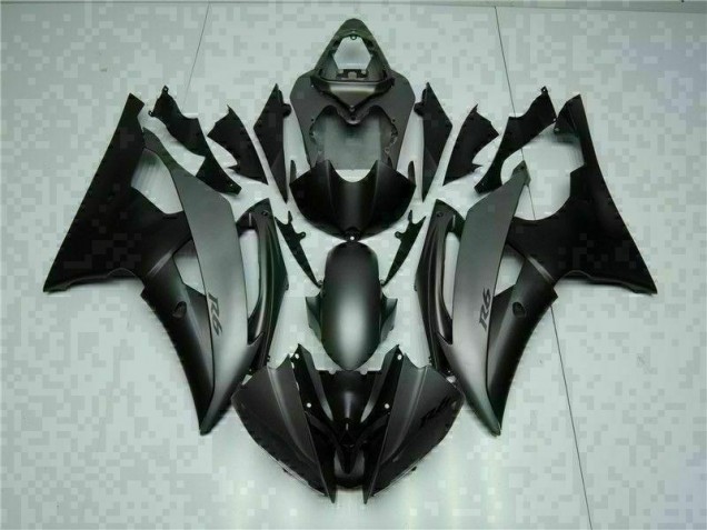 Inyección Kits Carenado Moto Yamaha R6 2008-2016 - Gris Negro Inyección Kits Carenado Moto Yamaha R6 2008-2016 - Gris Negro