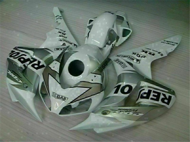 Kit ABS Carenado Motocicleta Honda CBR 1000 RR 2004-2005 - Plata Repsol Kit ABS Carenado Motocicleta Honda CBR 1000 RR 2004-2005 - Plata Repsol