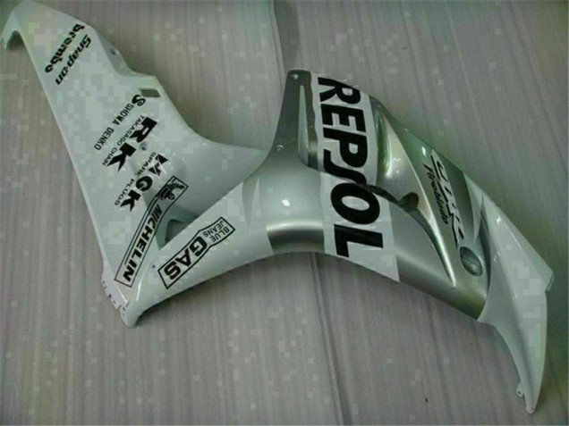 Kit ABS Carenado Motocicleta Honda CBR 1000 RR 2004-2005 - Plata Repsol Kit ABS Carenado Motocicleta Honda CBR 1000 RR 2004-2005 - Plata Repsol