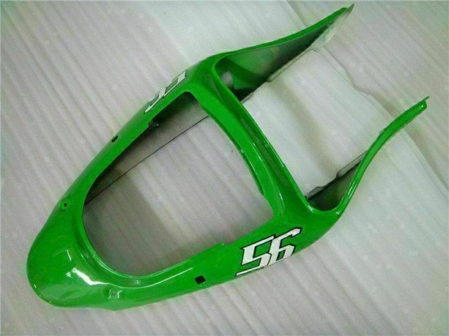 Kit ABS Carenado Motocicleta Kawasaki ZX6R 2000-2002 - Verde Negro Kit ABS Carenado Motocicleta Kawasaki ZX6R 2000-2002 - Verde Negro