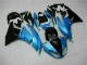 Kit ABS Carenado Motocicleta Kawasaki ZX6R 2009-2012 - Azul Negro Kit ABS Carenado Motocicleta Kawasaki ZX6R 2009-2012 - Azul Negro