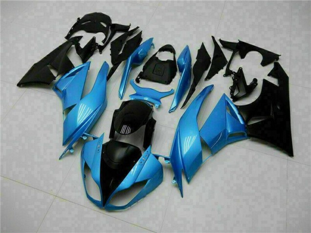 Kit ABS Carenado Motocicleta Kawasaki ZX6R 2009-2012 - Azul Negro Kit ABS Carenado Motocicleta Kawasaki ZX6R 2009-2012 - Azul Negro