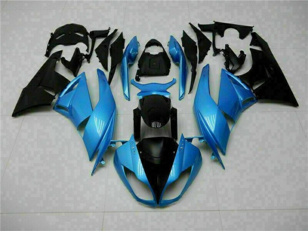 Kit ABS Carenado Motocicleta Kawasaki ZX6R 2009-2012 - Azul Negro Kit ABS Carenado Motocicleta Kawasaki ZX6R 2009-2012 - Azul Negro