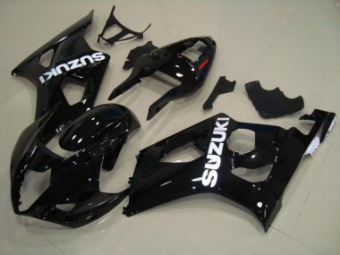 Kit ABS Carenado Motocicleta Suzuki GSXR 1000 K3 2003-2004 - Brillante Negro