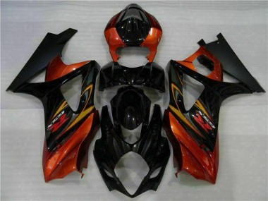 Kit ABS Carenado Motocicleta Suzuki GSXR 1000 K7 2007-2008 - Negro