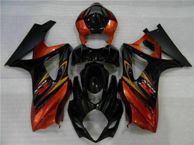 Kit ABS Carenado Motocicleta Suzuki GSXR 1000 K7 2007-2008 - Negro Kit ABS Carenado Motocicleta Suzuki GSXR 1000 K7 2007-2008 - Negro