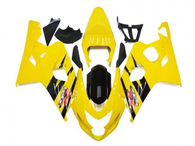 Kit ABS Carenado Motocicleta Suzuki GSXR 600 / 750 K4 2004-2005 - Amarillo Negro