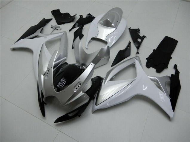 Kit ABS Carenado Motocicleta Suzuki GSXR 600 / 750 K6 2006-2007 - Plata Kit ABS Carenado Motocicleta Suzuki GSXR 600 / 750 K6 2006-2007 - Plata