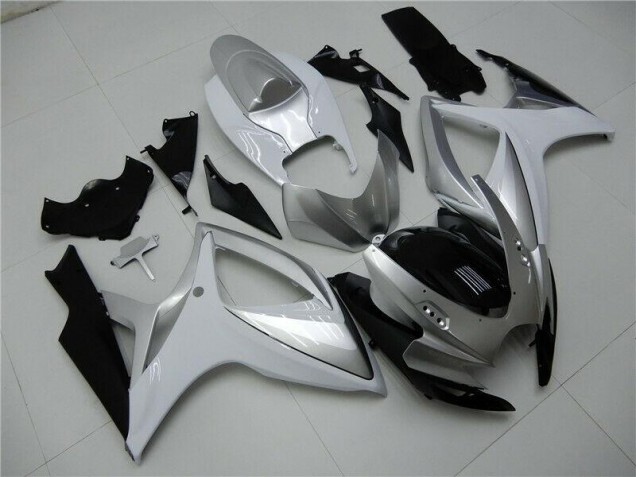Kit ABS Carenado Motocicleta Suzuki GSXR 600 / 750 K6 2006-2007 - Plata Kit ABS Carenado Motocicleta Suzuki GSXR 600 / 750 K6 2006-2007 - Plata