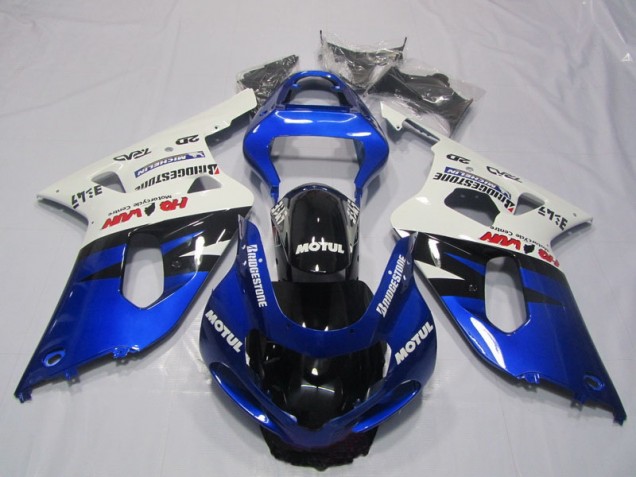 Kit ABS Carenado Motocicleta Suzuki GSXR 600 K1 K2 K3 2001-2003 - Azul Blanco Motul Kit ABS Carenado Motocicleta Suzuki GSXR 600 K1 K2 K3 2001-2003 - Azul Blanco Motul