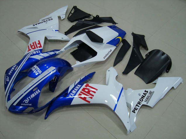 Kit ABS Carenado Motocicleta Yamaha R1 2002-2003 - Azul Blanco Kit ABS Carenado Motocicleta Yamaha R1 2002-2003 - Azul Blanco