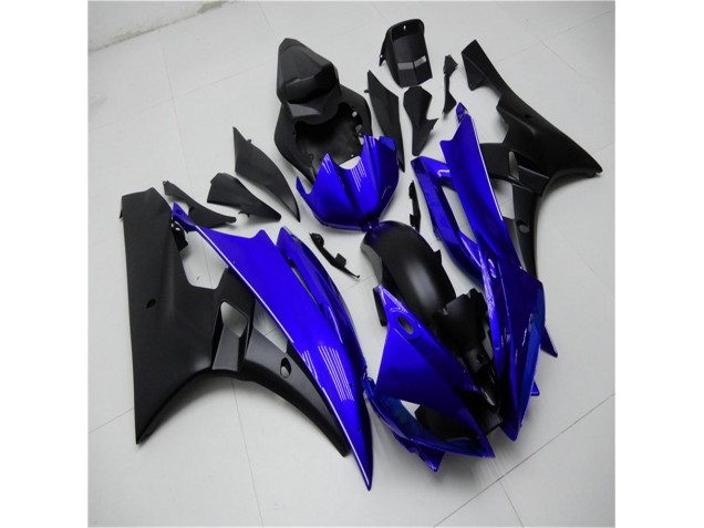 Kit ABS Carenado Motocicleta Yamaha R6 2006-2007 - Azul Negro Kit ABS Carenado Motocicleta Yamaha R6 2006-2007 - Azul Negro