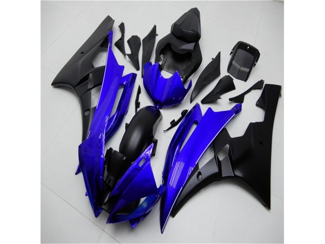 Kit ABS Carenado Motocicleta Yamaha R6 2006-2007 - Azul Negro Kit ABS Carenado Motocicleta Yamaha R6 2006-2007 - Azul Negro