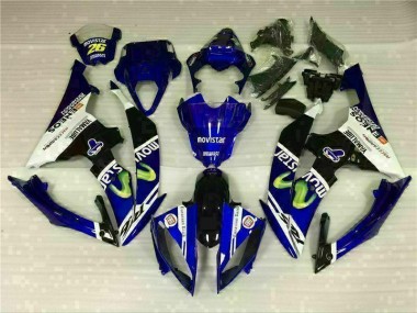 Kit ABS Carenado Motocicleta Yamaha R6 2008-2016 - Blanco Azul