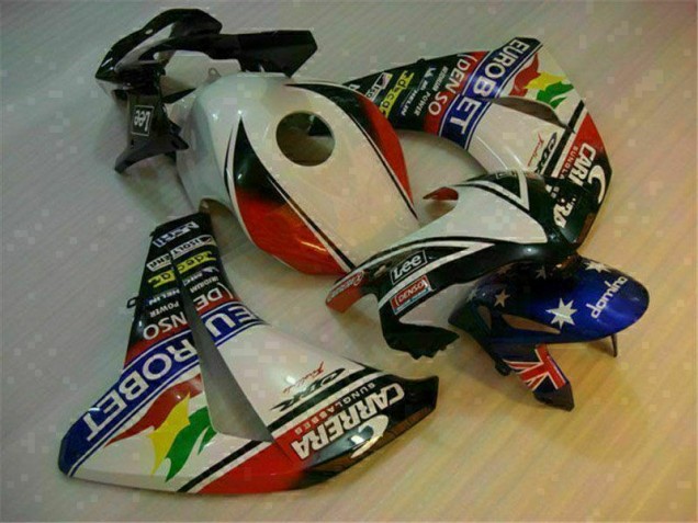 Kit Carenado ABS Completo Honda CBR 1000 RR 2008-2011 - Blanco Azul Kit Carenado ABS Completo Honda CBR 1000 RR 2008-2011 - Blanco Azul