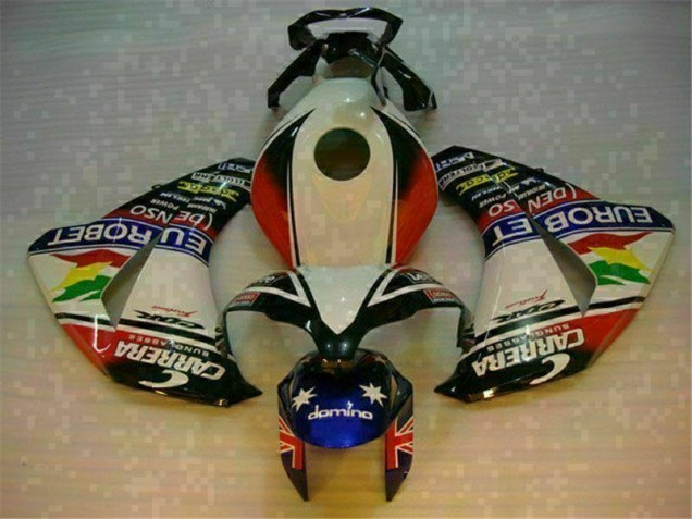 Kit Carenado ABS Completo Honda CBR 1000 RR 2008-2011 - Blanco Azul Kit Carenado ABS Completo Honda CBR 1000 RR 2008-2011 - Blanco Azul