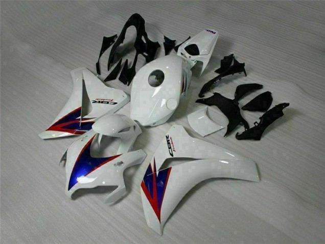 Kit Carenado ABS Completo Honda CBR 1000 RR 2008-2011 - Blanco Azul Rojo